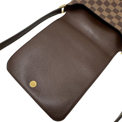 LOUIS VUITTON ルイ・ヴィトン ミュゼット サルサ ロング ショルダーバッグ ダミエ ダミエエベヌ N51300 ダミエキャンバス レディース 【中古】