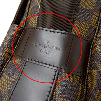 LOUIS VUITTON ルイ・ヴィトン ナヴィグリオ ショルダーバッグ ダミエ ダミエエベヌ N45255 ダミエキャンバス メンズ 【中古】