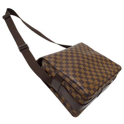 LOUIS VUITTON ルイ・ヴィトン ナヴィグリオ ショルダーバッグ ダミエ ダミエエベヌ N45255 ダミエキャンバス メンズ 【中古】
