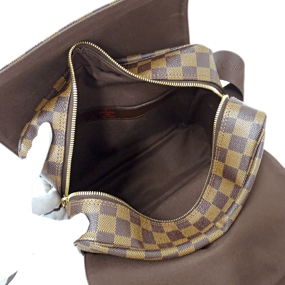 LOUIS VUITTON ルイ・ヴィトン ナヴィグリオ ショルダーバッグ ダミエ ダミエエベヌ N45255 ダミエキャンバス メンズ 【中古】