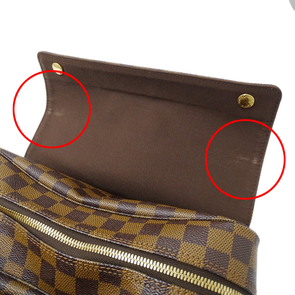 LOUIS VUITTON ルイ・ヴィトン ナヴィグリオ ショルダーバッグ ダミエ ダミエエベヌ N45255 ダミエキャンバス メンズ 【中古】