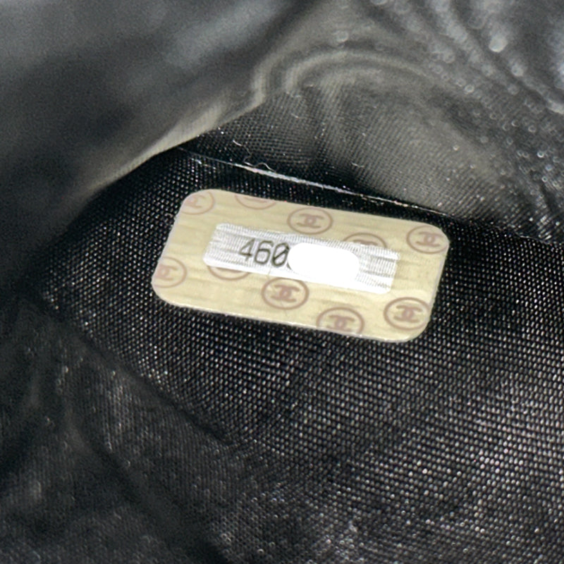 CHANEL シャネル 長財布 ココマーク ブラック ラムスキン レディース 【中古】