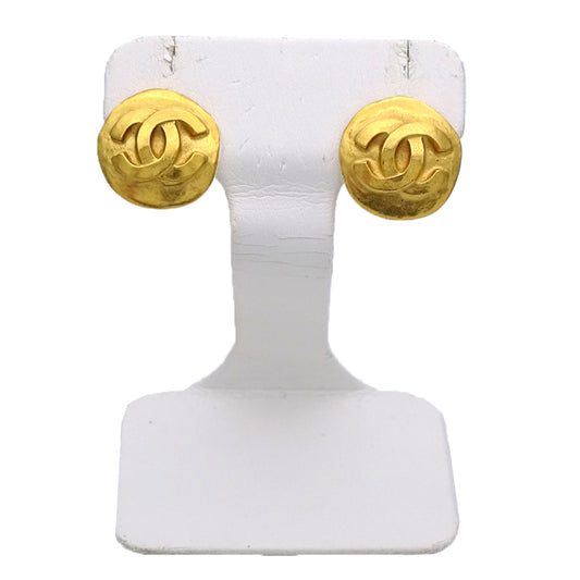CHANEL シャネル イヤリング ココマーク GP ゴールド ラウンド レディース 【中古】