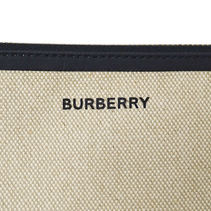BURBERRY バーバリー トートバッグ ベージュ ブラウン キャンバス レディース 【中古】