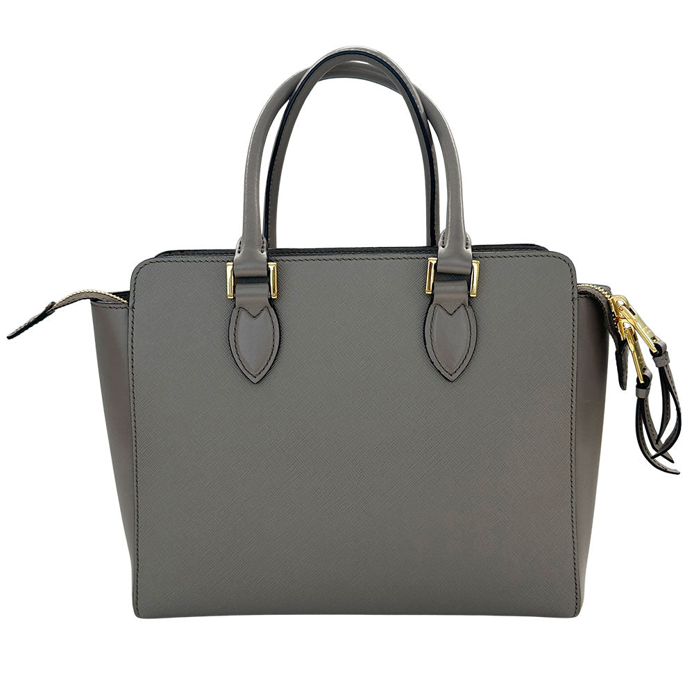 PRADA プラダ 2wayバッグ グレー 1BA113 レディース 【中古】