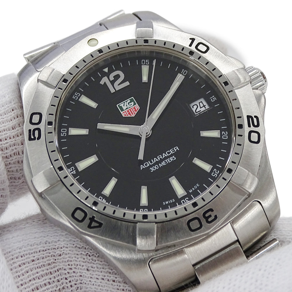 TAG Heuer タグホイヤー アクアレーサー WAF1110 BA0800 メンズ 腕時計 クオーツ ステンレス 磨き済み【中古】