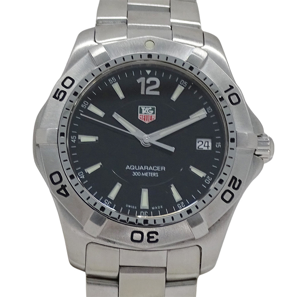 TAG Heuer タグホイヤー アクアレーサー WAF1110 BA0800 メンズ 腕時計 クオーツ ステンレス 磨き済み【中古】