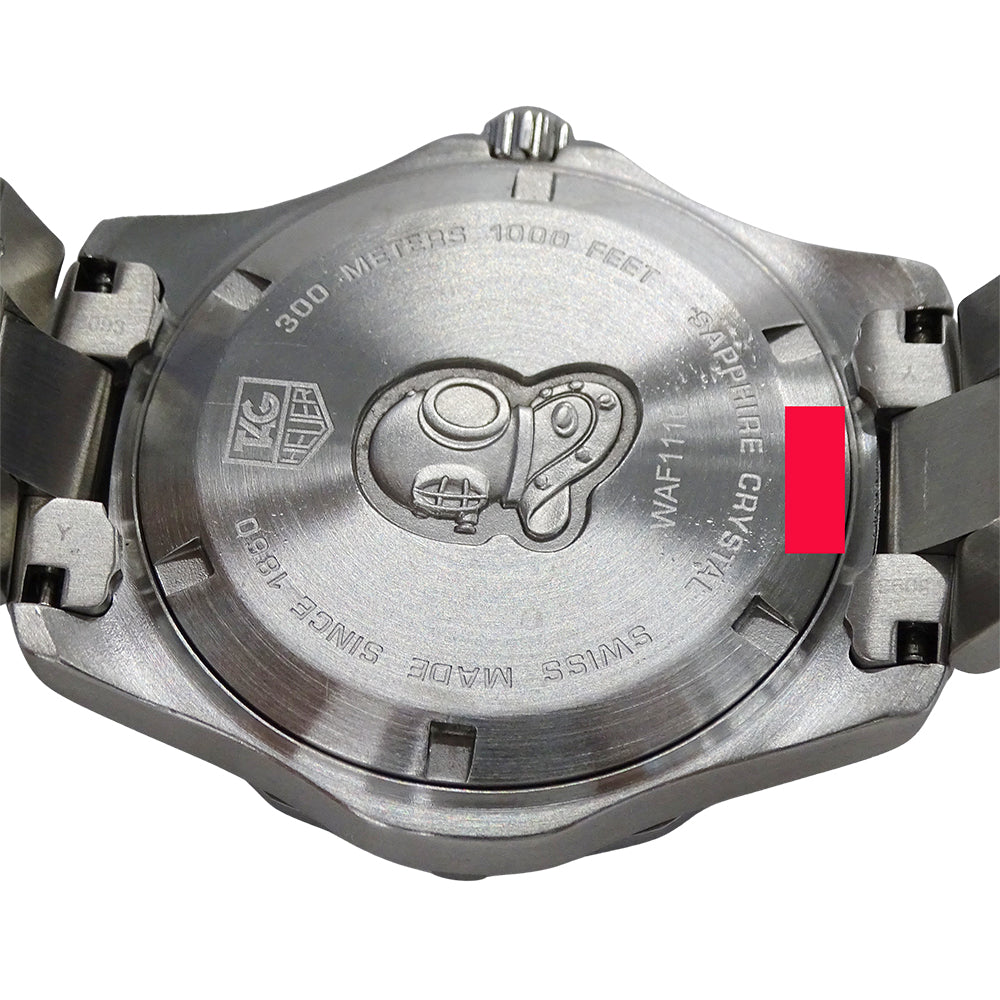 TAG Heuer タグホイヤー アクアレーサー WAF1110 BA0800 メンズ 腕時計 クオーツ ステンレス 磨き済み【中古】