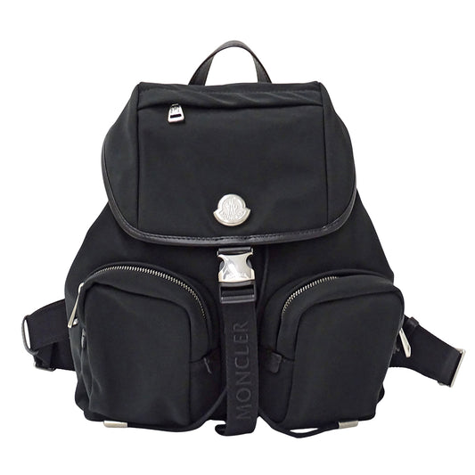 MONCLER モンクレール リュック ブラック ナイロン レディース 【中古】