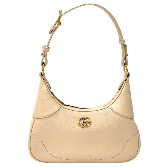 GUCCI グッチ アフロディーテ ショルダーバッグ GGマーモント ライトベージュ ゴールド金具 731817 レザー レディース 3way 【中古】