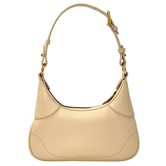 GUCCI グッチ アフロディーテ ショルダーバッグ GGマーモント ライトベージュ ゴールド金具 731817 レザー レディース 3way 【中古】