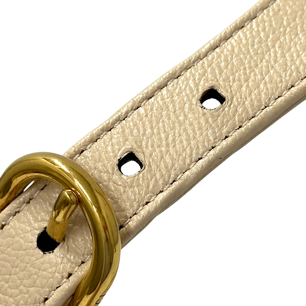 GUCCI グッチ アフロディーテ ショルダーバッグ GGマーモント ライトベージュ ゴールド金具 731817 レザー レディース 3way 【中古】