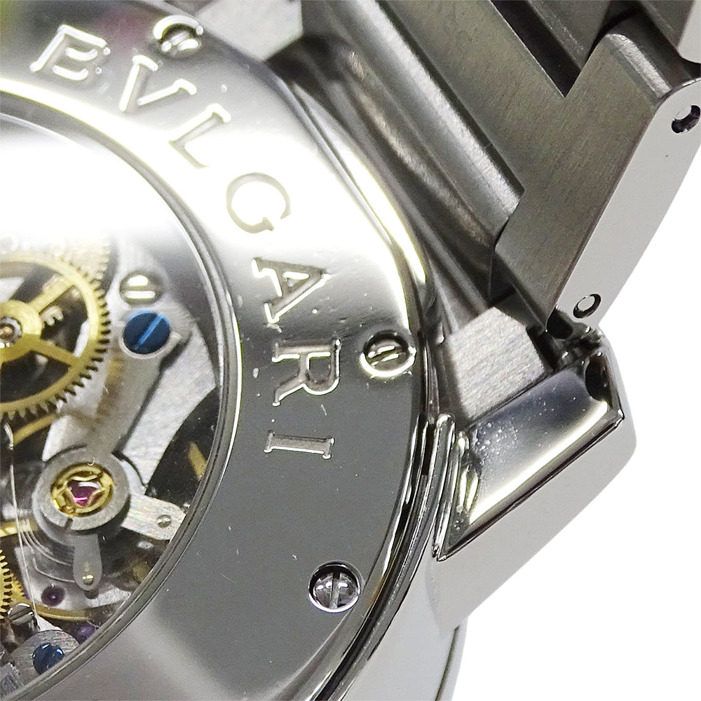 BVLGARI ブルガリブルガリ BB41SCH メンズ 腕時計 クロノグラフ 自動巻き SS 磨き済み【中古】