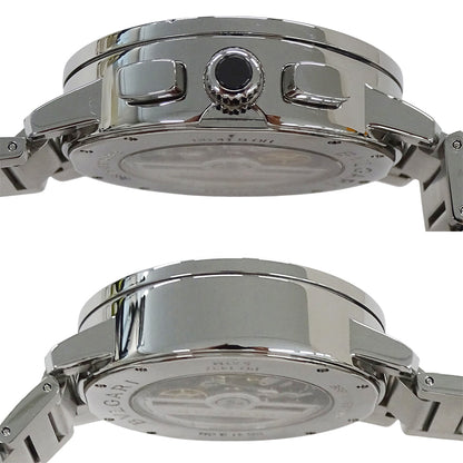 BVLGARI ブルガリブルガリ BB41SCH メンズ 腕時計 クロノグラフ 自動巻き SS 磨き済み【中古】