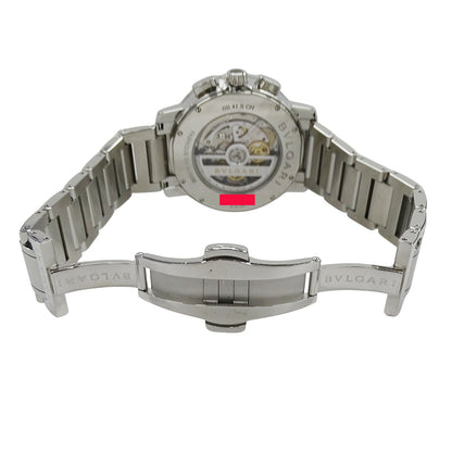 BVLGARI ブルガリブルガリ BB41SCH メンズ 腕時計 クロノグラフ 自動巻き SS 磨き済み【中古】