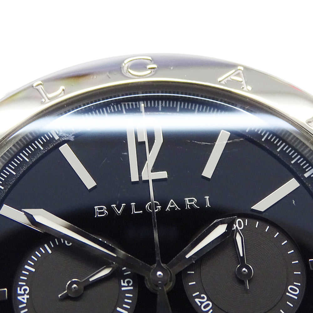 BVLGARI ブルガリブルガリ BB41SCH メンズ 腕時計 クロノグラフ 自動巻き SS 磨き済み【中古】