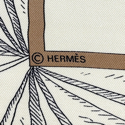 HERMES エルメス カレ90 LA GLOIRE DE LA CUISINE FRANCAISE フランス料理を讃えて スカーフ ピンク マルチカラー シルク レディース 【中古】