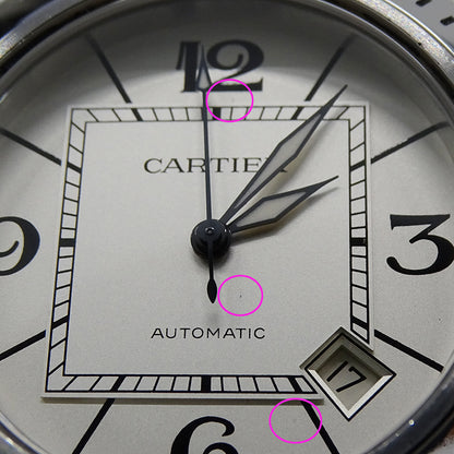 Cartier カルティエ パシャ シータイマー W31080M7 メンズ 腕時計 デイト 自動巻き AT ステンレス 磨き済み【中古】