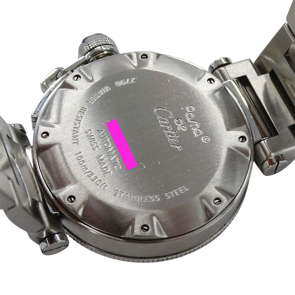 Cartier カルティエ パシャ シータイマー W31080M7 メンズ 腕時計 デイト 自動巻き AT ステンレス 磨き済み【中古】