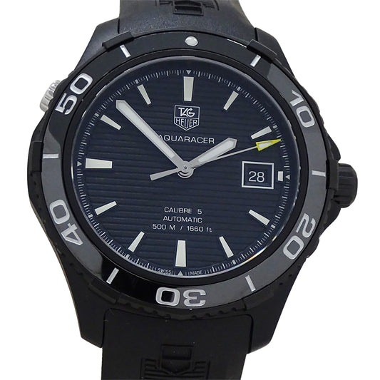 TAG Heuer タグホイヤー アクアレーサー WAK2180 FT6027 メンズ 腕時計 500m デイト 自動巻き AT ステンレス SS ラバー【中古】
