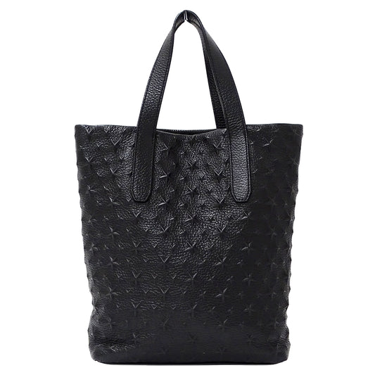 JIMMY CHOO ジミーチュウ ハンドバッグ トートバッグ ショルダーバッグ 2way ブラック レザー レディース 【中古】