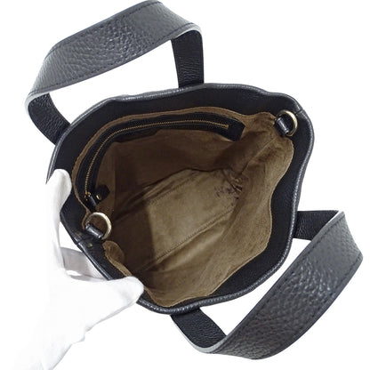 JIMMY CHOO ジミーチュウ ハンドバッグ トートバッグ ショルダーバッグ 2way ブラック レザー レディース 【中古】