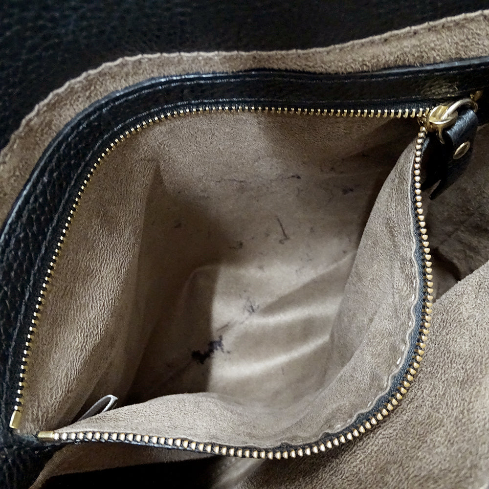 JIMMY CHOO ジミーチュウ ハンドバッグ トートバッグ ショルダーバッグ 2way ブラック レザー レディース 【中古】