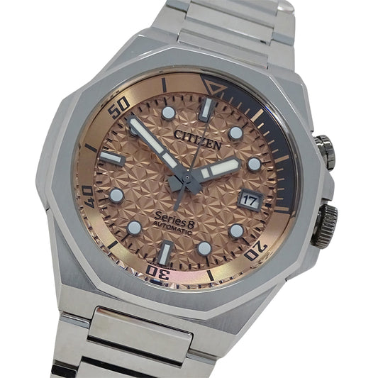 CITIZEN シチズン シリーズ8 NB6066-51W メンズ 腕時計 桜雲 世界限定1700本 自動巻き 磨き済み【中古】