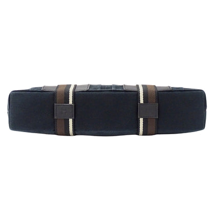 HERMES エルメス トロカホリゾンタル MM トートバッグ ブラック キャンバス レディース 【中古】