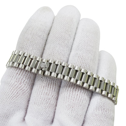 ROLEX ロレックス デイトジャスト 69136G E番 レディース 腕時計 自動巻き AT PT950 ダイヤモンド 磨き済み【中古】