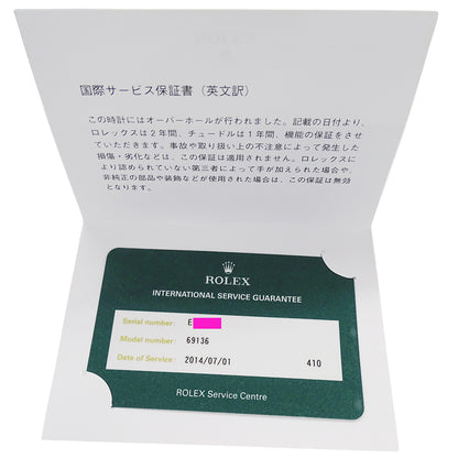 ROLEX ロレックス デイトジャスト 69136G E番 レディース 腕時計 自動巻き AT PT950 ダイヤモンド 磨き済み【中古】