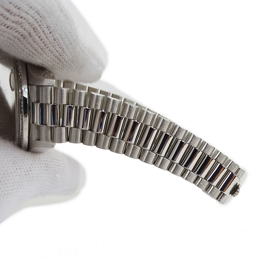 ROLEX ロレックス デイトジャスト 69136G E番 レディース 腕時計 自動巻き AT PT950 ダイヤモンド 磨き済み【中古】