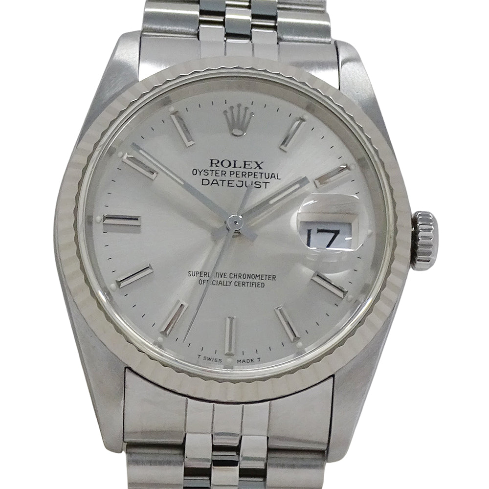 ROLEX ロレックス デイトジャスト 16234 L番 メンズ 腕時計 自動巻き AT SS WG 磨き済み【中古】