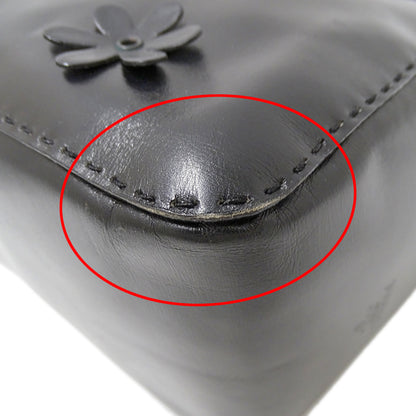 PRADA プラダ トートバッグ ブラック レザー レディース 【中古】