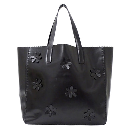 PRADA プラダ トートバッグ ブラック レザー レディース 【中古】