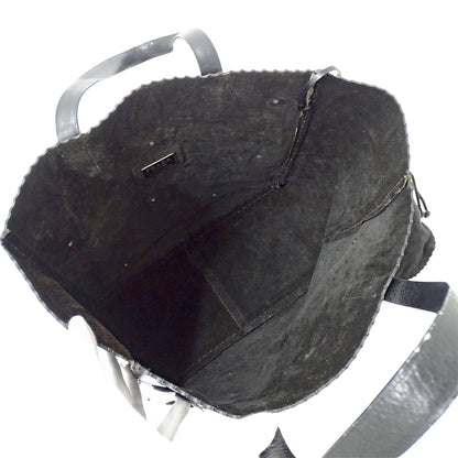 PRADA プラダ トートバッグ ブラック レザー レディース 【中古】