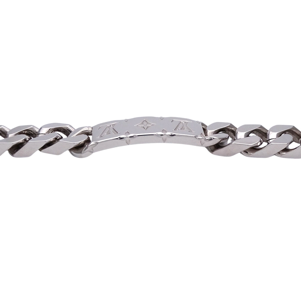 LOUIS VUITTON ルイ・ヴィトン チェーンブレスレット・モノグラム ブレスレット メタル シルバー メンズ M00855 【中古】