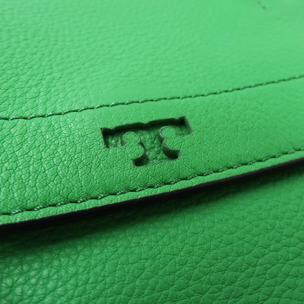 Tory Burch トリーバーチ ハンドバッグ ショルダーバッグ 2way グリーン レザー レディース 【中古】