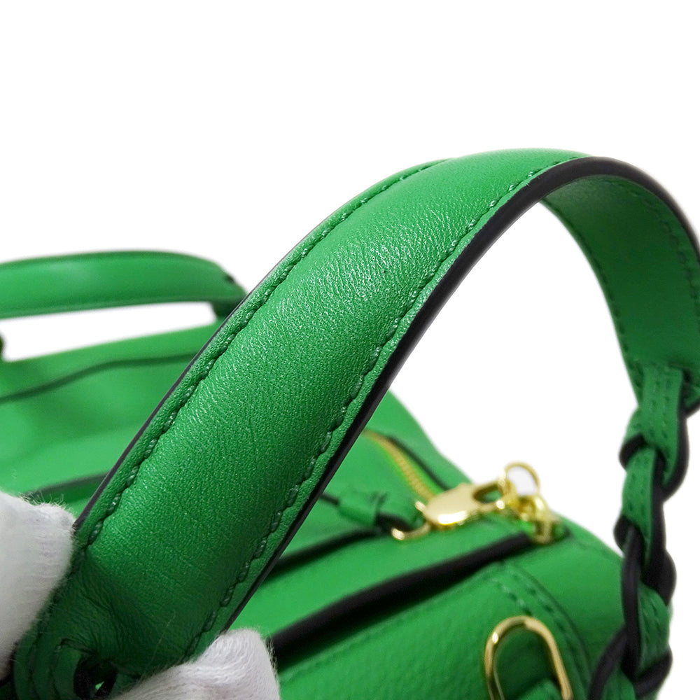 Tory Burch トリーバーチ ハンドバッグ ショルダーバッグ 2way グリーン レザー レディース 【中古】
