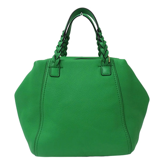 Tory Burch トリーバーチ ハンドバッグ ショルダーバッグ 2way グリーン レザー レディース 【中古】