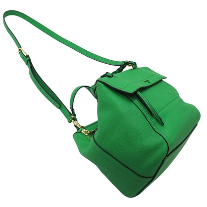 Tory Burch トリーバーチ ハンドバッグ ショルダーバッグ 2way グリーン レザー レディース 【中古】