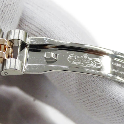 ROLEX ロレックス デイトジャスト 179171 ランダム番 レディース 腕時計 自動巻き AT SS PG ホワイト 磨き済み 【中古】