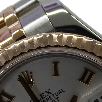 ROLEX ロレックス デイトジャスト 179171 ランダム番 レディース 腕時計 自動巻き AT SS PG ホワイト 磨き済み 【中古】