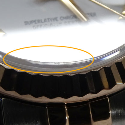 ROLEX ロレックス デイトジャスト 179171 ランダム番 レディース 腕時計 自動巻き AT SS PG ホワイト 磨き済み 【中古】