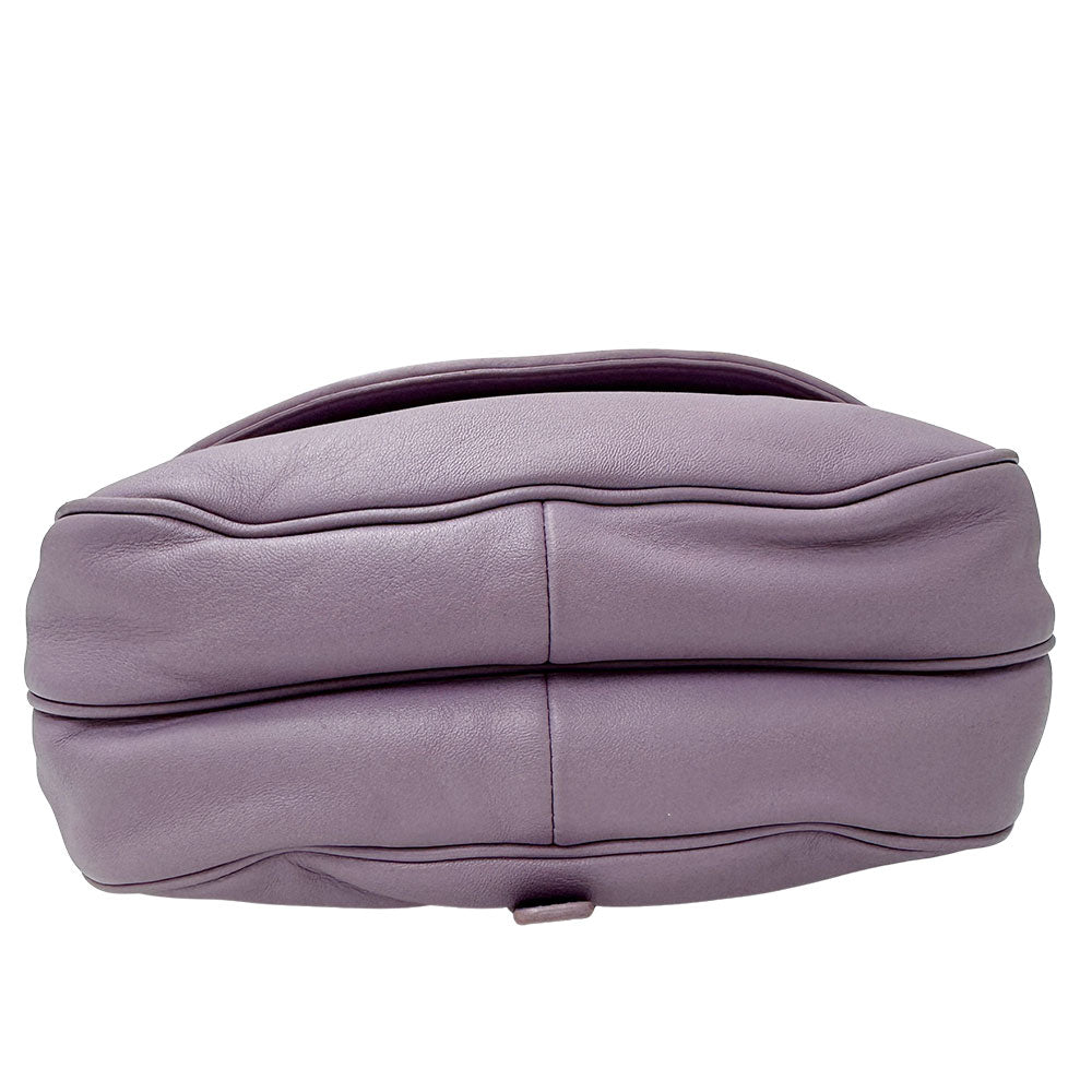 BOTTEGAVENETA ボッテガ・ヴェネタ イントレチャート 2wayバッグ パープル キャンバス レディース 【中古】
