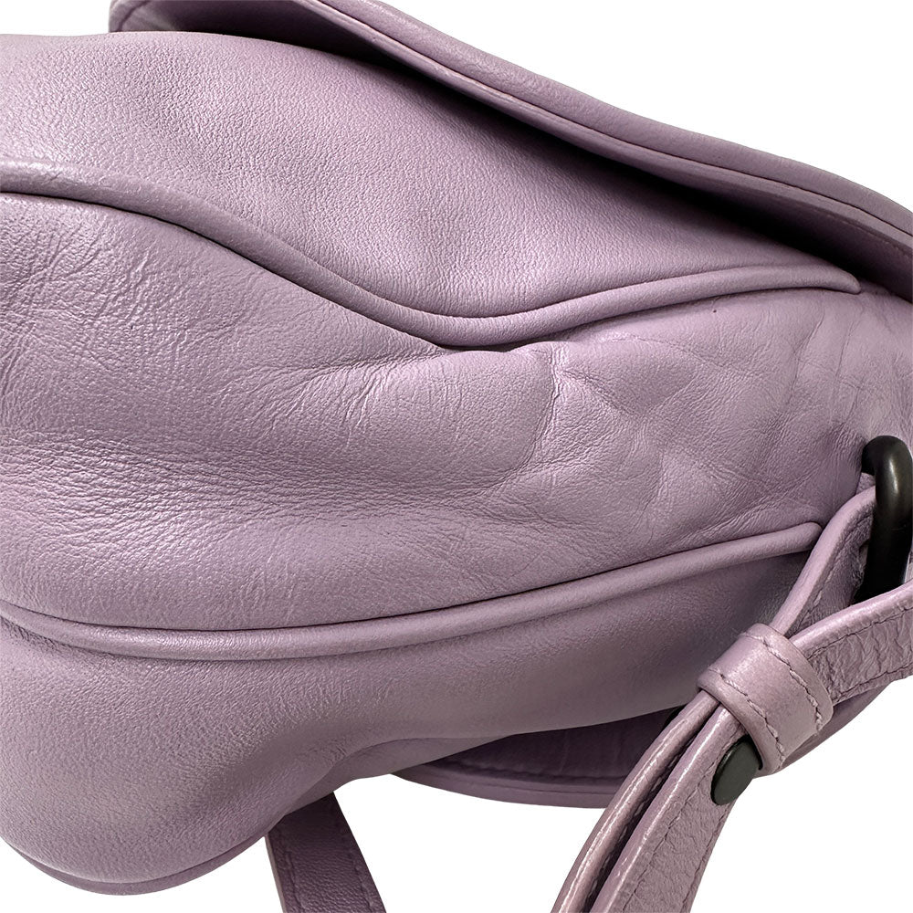 BOTTEGAVENETA ボッテガ・ヴェネタ イントレチャート 2wayバッグ パープル キャンバス レディース 【中古】