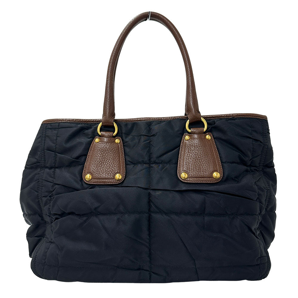 PRADA プラダ 2wayバッグ ブラック ナイロン レディース メンズ 【中古】