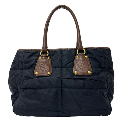 PRADA プラダ 2wayバッグ ブラック ナイロン レディース メンズ 【中古】