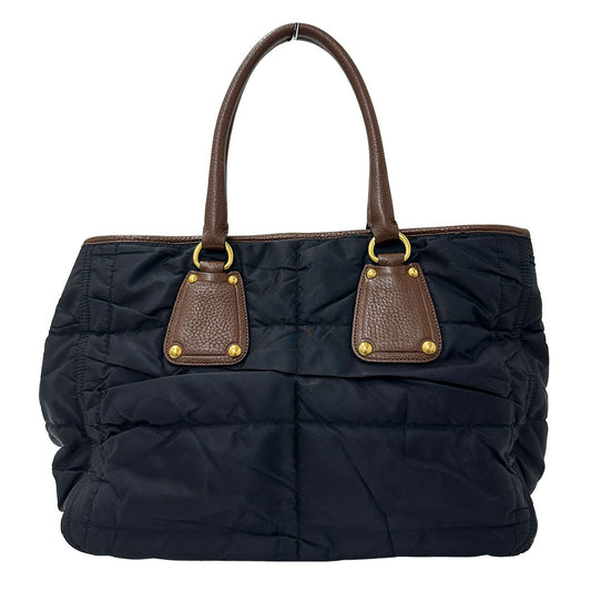 PRADA プラダ 2wayバッグ ブラック ナイロン レディース メンズ 【中古】