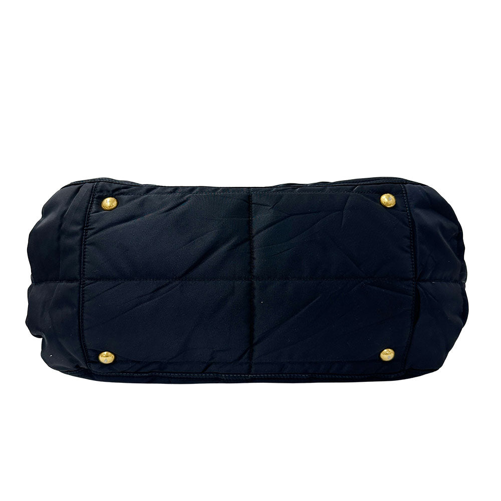PRADA プラダ 2wayバッグ ブラック ナイロン レディース メンズ 【中古】